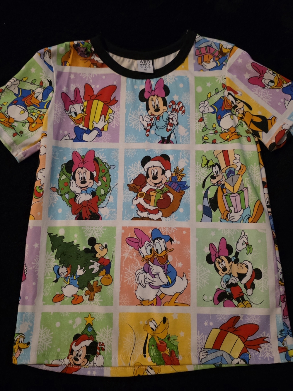 Disney Holiday Mickey And Friends Graphic Kids Tee